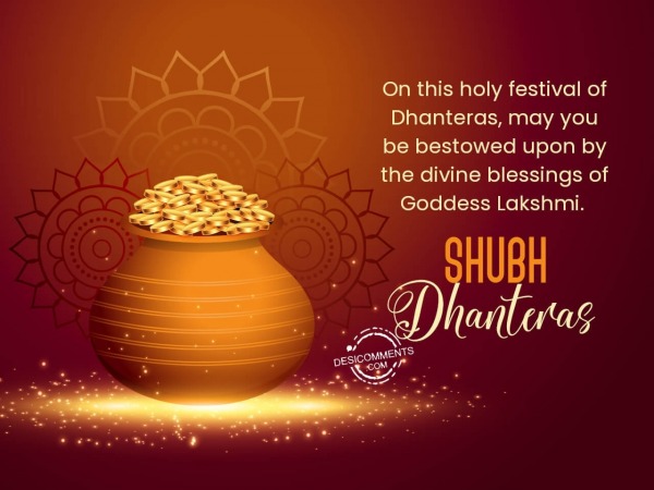 Awesome Image of Happy Dhanteras