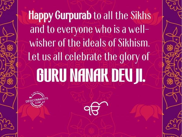 Happy Guru Nanak Dev Ji Jayanti