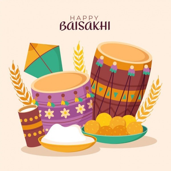 Beautiful Happy Baisakhi Image