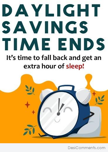 Fall Back And Get An Extra Hour Of Sleep
