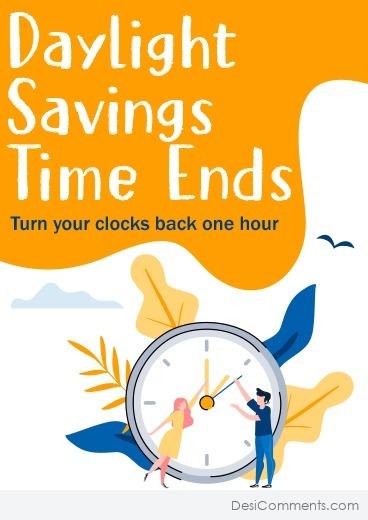 Turn Your Clocks Back One Hour