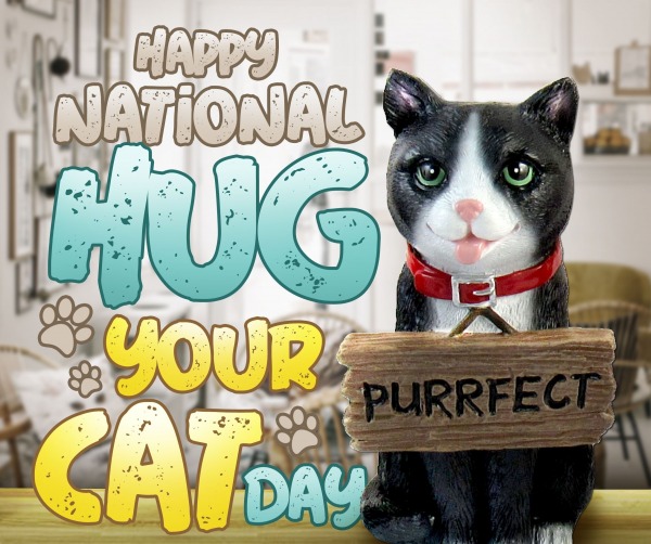 Hug Your Cat Day Greeting