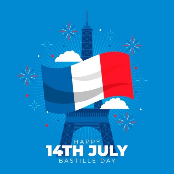 Happy Bastille Day Greeting