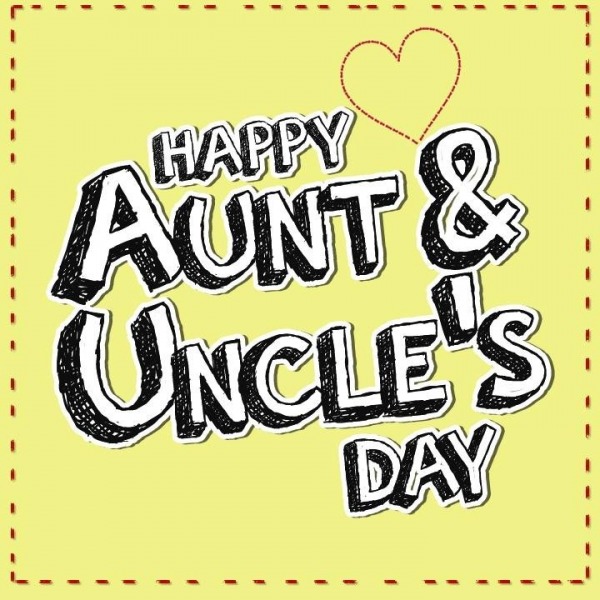 Happy Aunt & Uncle’s Day