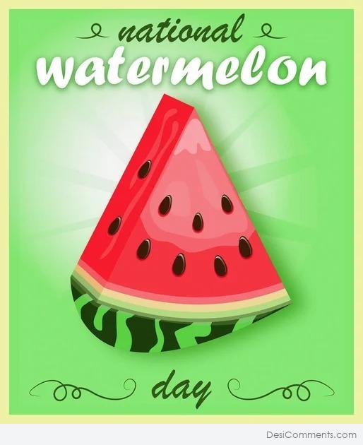 National Watermelon Day Image
