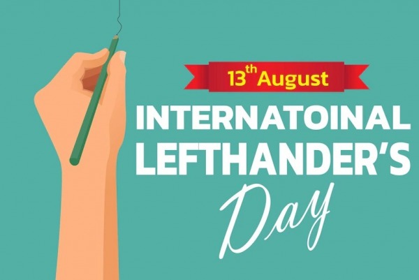 13th Aug, International Left-Handers Day