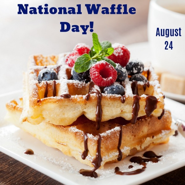 24 August, National Waffle Day