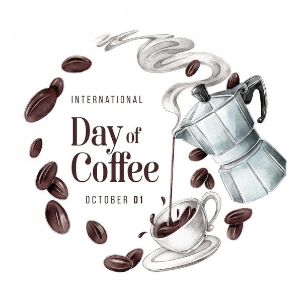 Happy World Coffee Day, Oct 1st