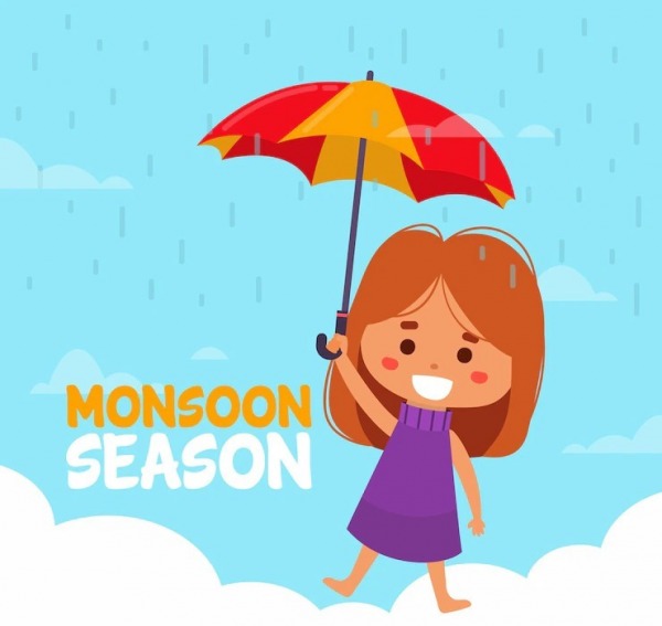 Wishing You A Very Happy Monsoon Season And Lots Of Love