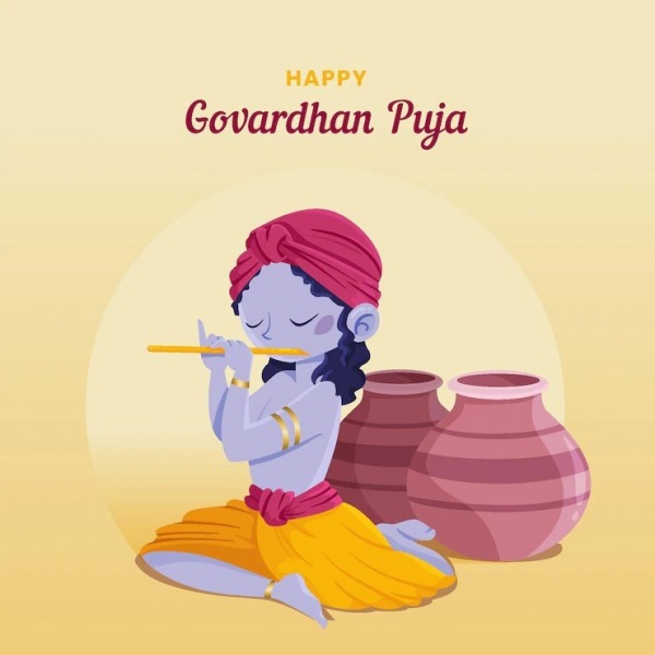 Wishing You Love And Happy Govardhan Puja