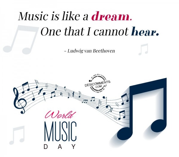 Music Is Like A Dream
