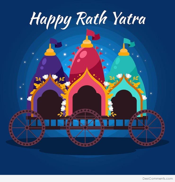 Happy Jagannath Rath Yatra! May Lord Jagannath Bless You With Happiness -  