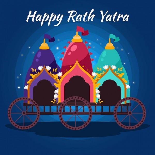 Happy Jagannath Rath Yatra! May Lord Jagannath Bless You With Happiness