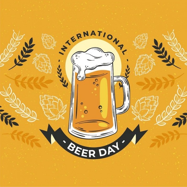 Warm Greetings On Beer Day