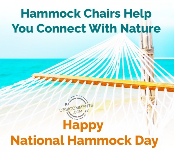Hammock Chairs Help You Connect