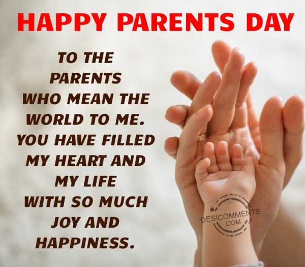 To The Parents Who Mean The World