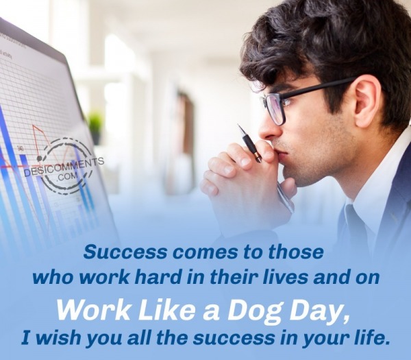 Success Comes To Those Who Work