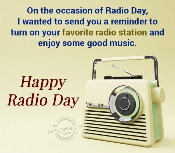 On The Occasion Of Radio Day