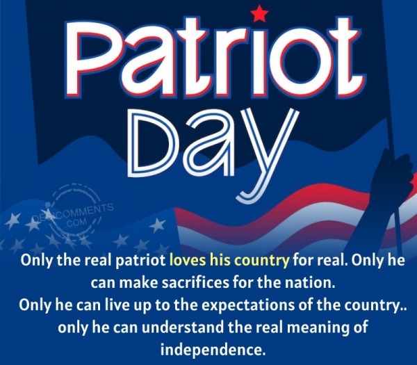 Only The Real Patriot Loves