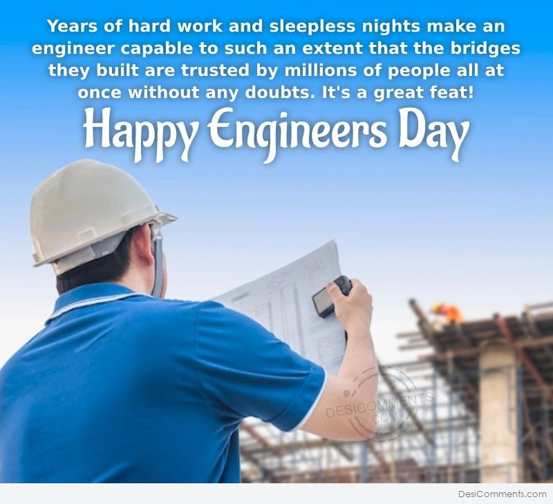 Happy Engineers Day Creative Robot Wallpaper