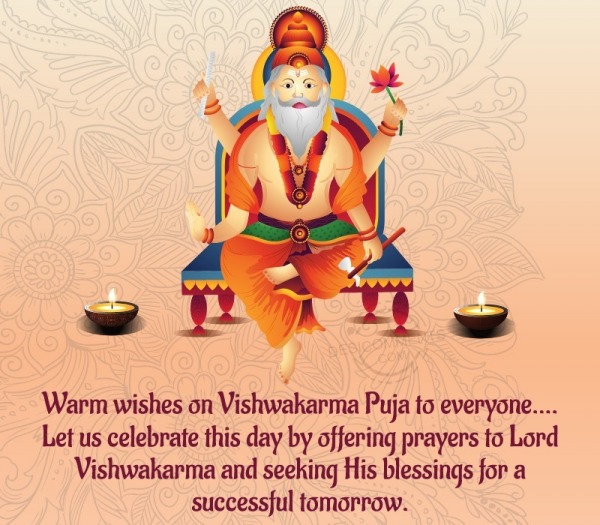 Warm Wishes On Vishwakarma Puja