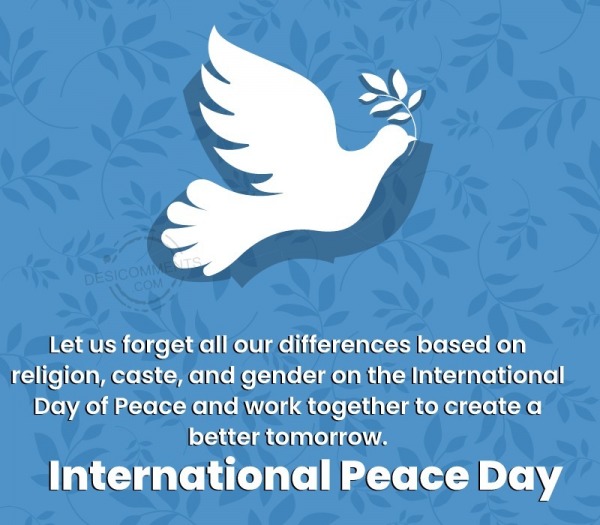 On The International Day Of Peace