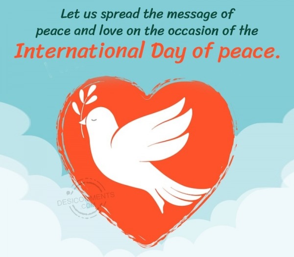 Let Us Spread The Message Of Peace