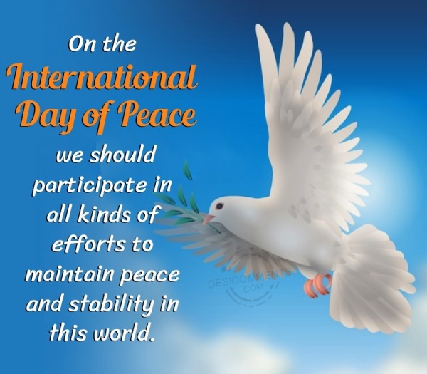 On The International Day Of Peace