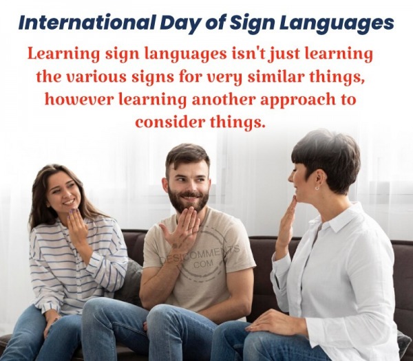 International Day of Sign Languages Photo
