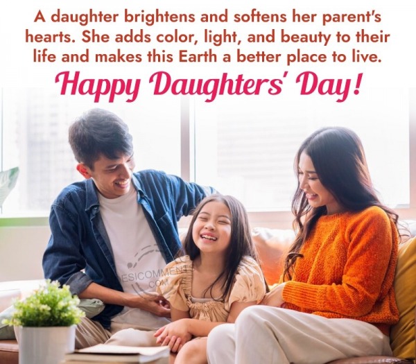 A Daughter Brightens And Softens Her