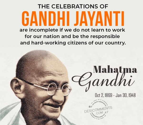 The Celebrations Of Gandhi Jayanti