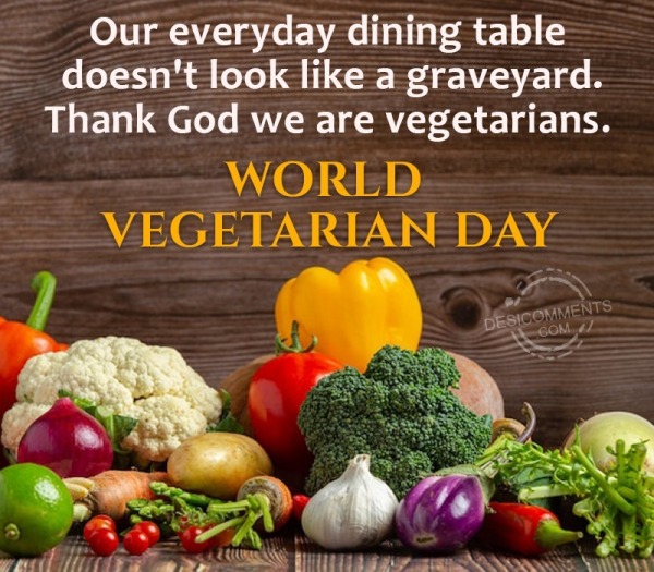 Thank God We Are Vegetarians