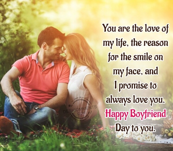 Happy Boyfriend Day To You - DesiComments.com