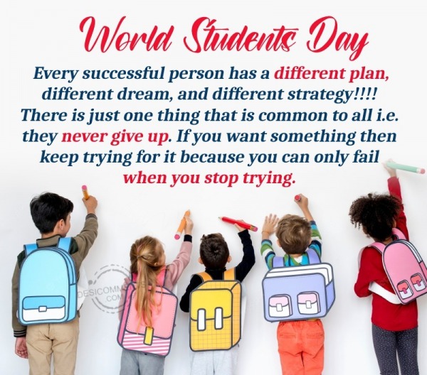 Happy World Students Day