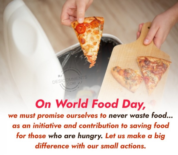 On World Food Day We Must
