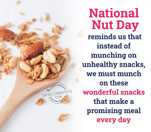 National Nut day Reminds Us That
