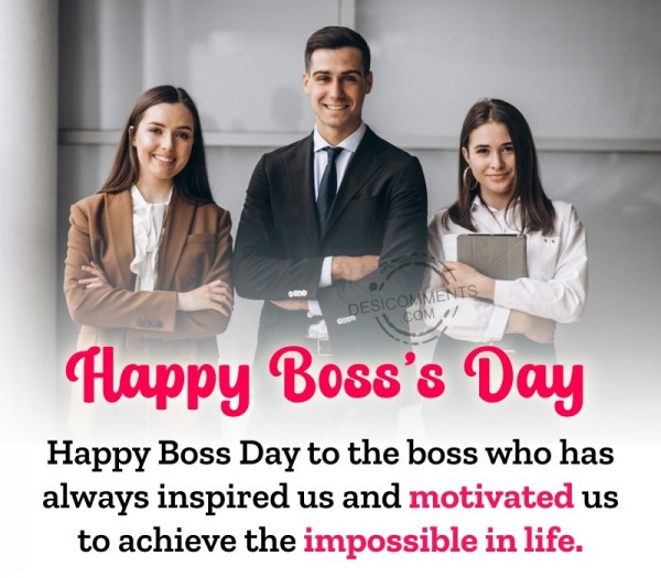 Happy Boss Day To The Boss Who