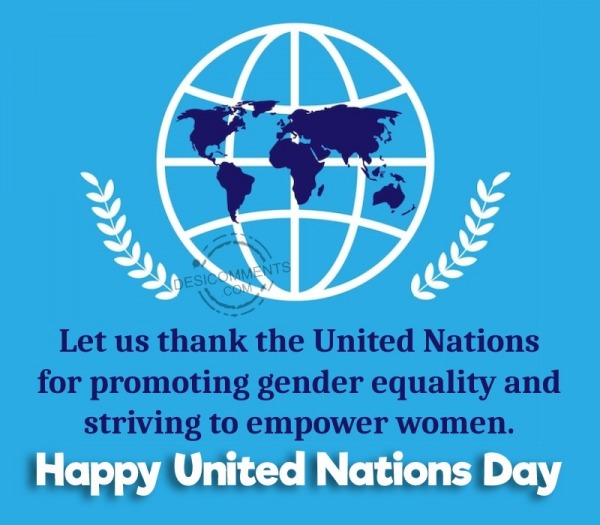 Let Us Thank The United Nations