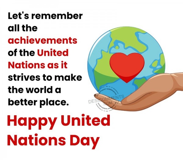 Happy United Nations Day Photo