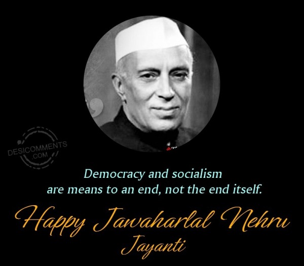 Happy Jawaharlal Nehru Jayanti Photo