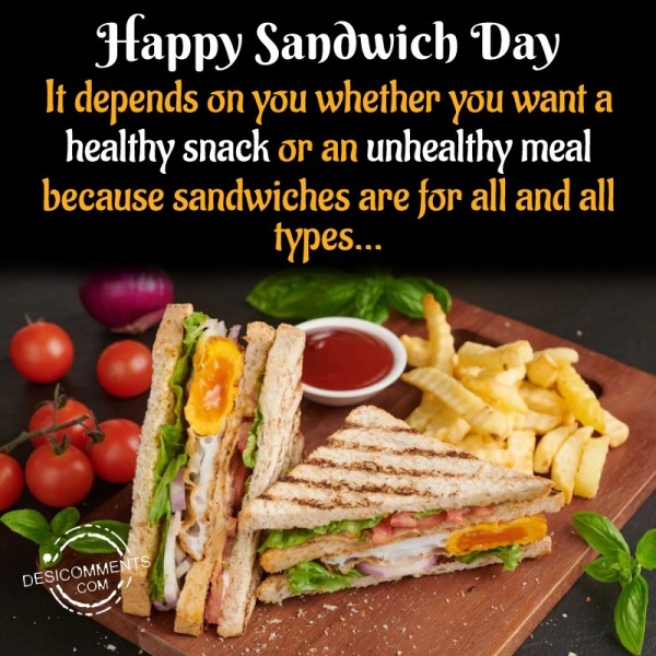 Happy Sandwich Day Image