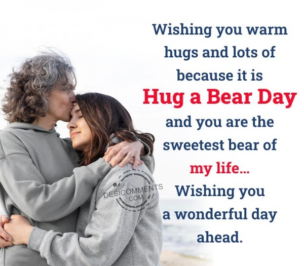 Happy Hug A Bear Day