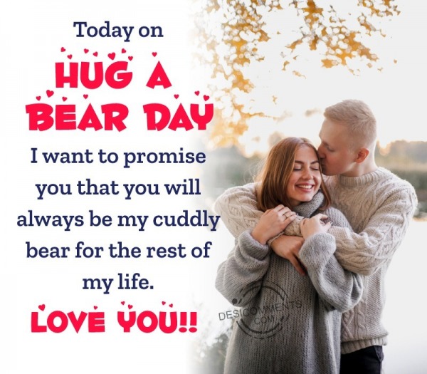 Today On Hug A Bear Day