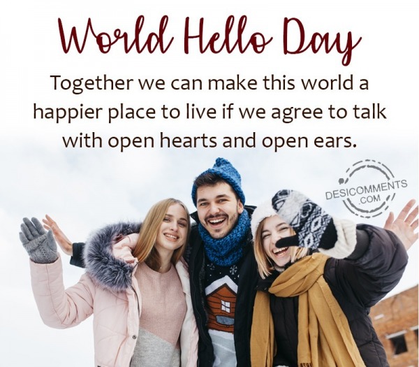 World Hello Day Picture