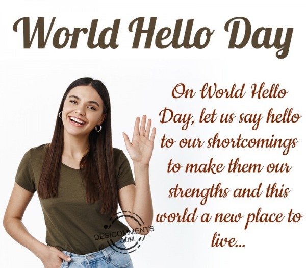 World Hello Day Photo