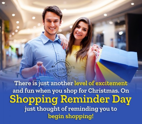 Shopping Reminder Day Picture