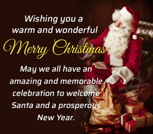 Wishing You A Warm And Wonderful Merry Christmas