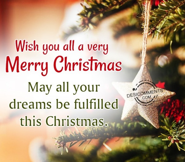 Wish You All A Very Merry Christmas