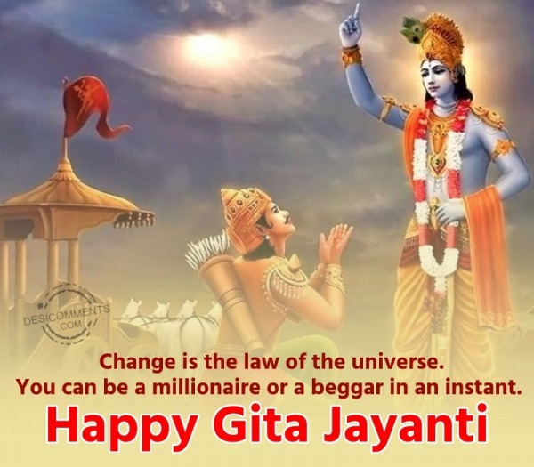 Happy Gita Jayanti Photo
