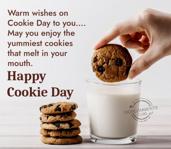 Warm Wishes On Cookie Day